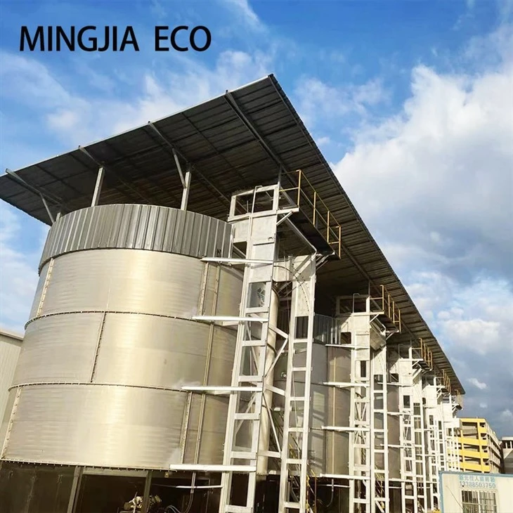 Automatic Vertical Compost Tank For Poultry Manure Sheep Waste And Dairy Farm Sludge With Odor Control System best