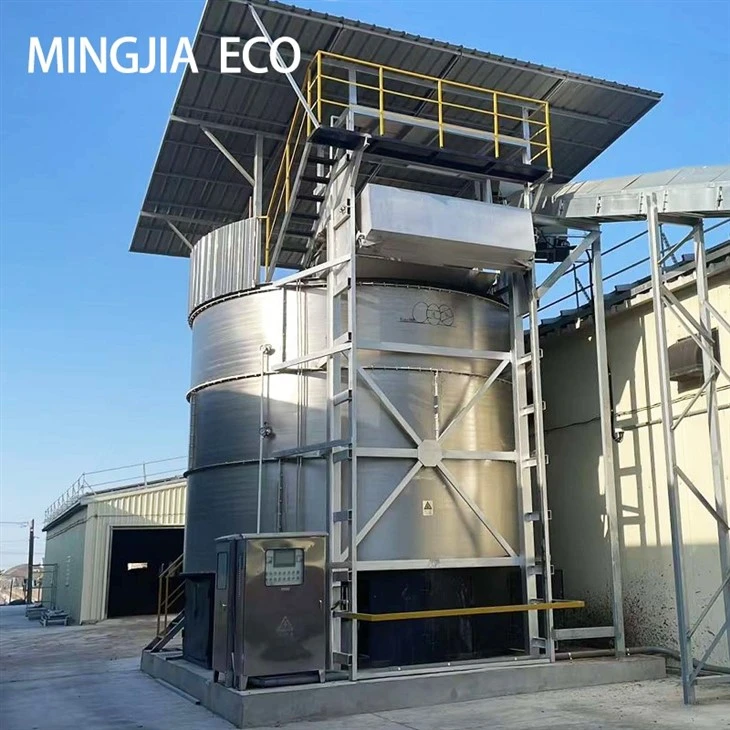 Vertical Fermentation Tank For Livestock And Poultry Manure / Farm Waste Composting Equipment suppliers